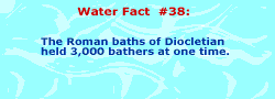 The Roman baths of Diocletian held 3,000 bathers at 1 time.